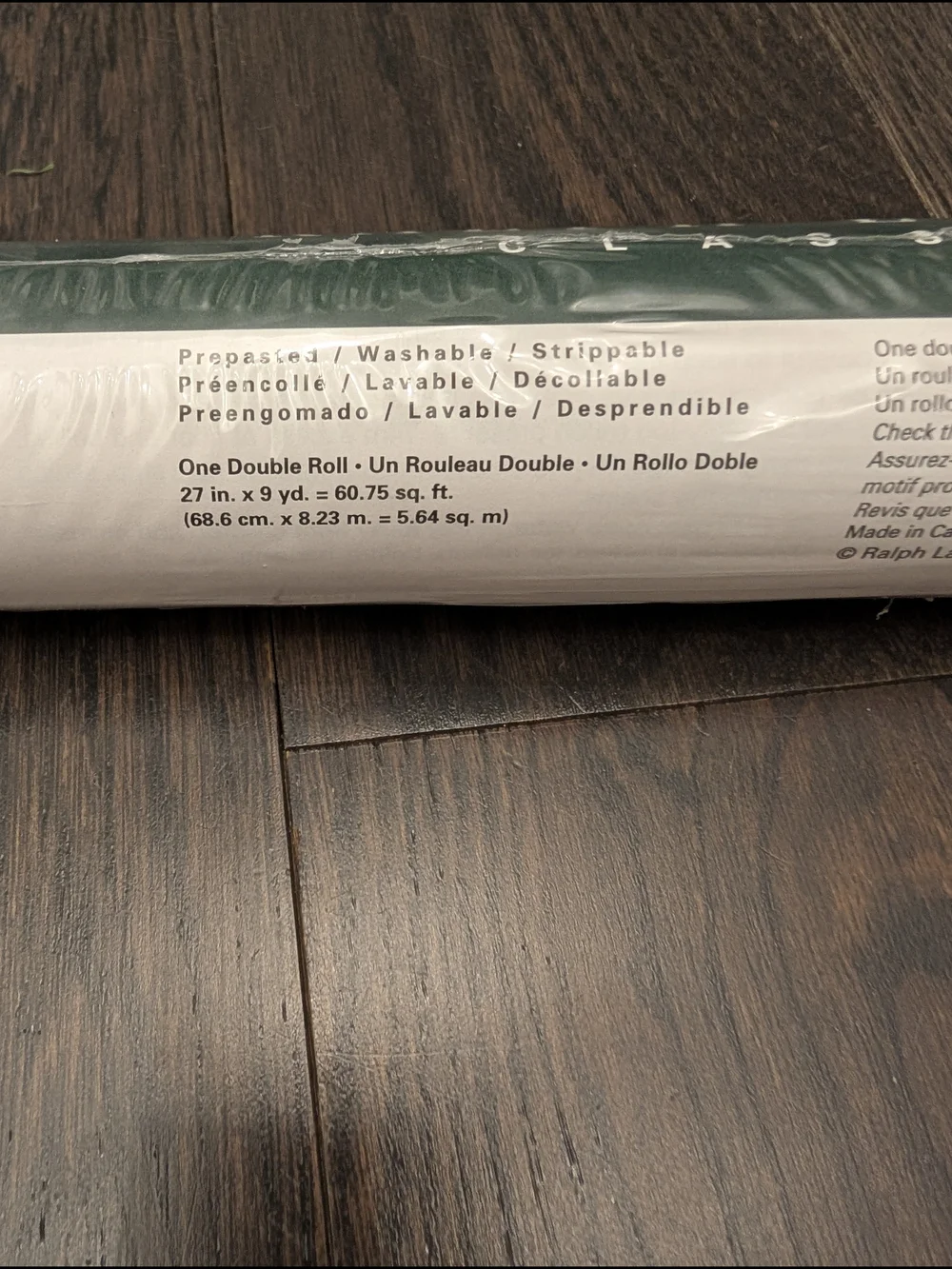 Vintage Ralph Lauren Classics Nantucket Coastal Map Wallpaper LCW22205W Sealed